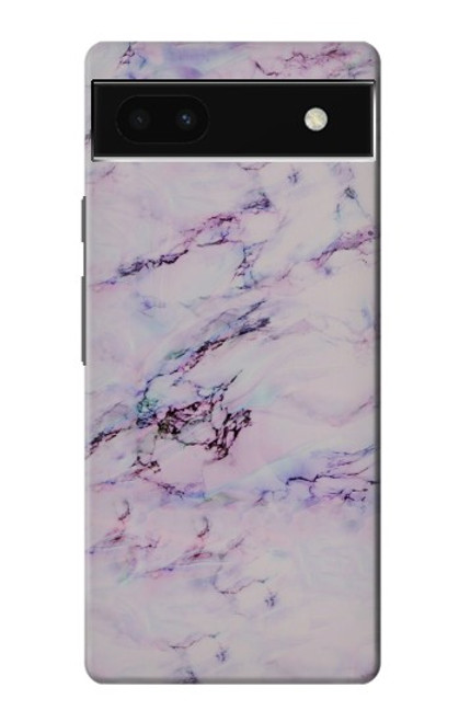 W3215 Seamless Pink Marble Hard Case and Leather Flip Case For Google Pixel 6a