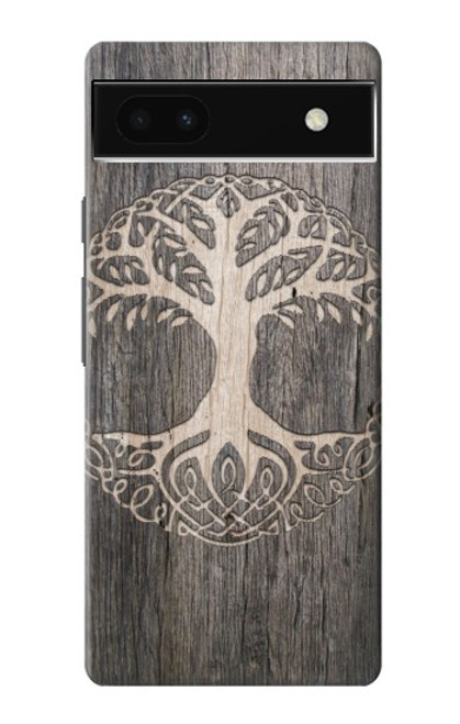W3591 Viking Tree of Life Symbol Hard Case and Leather Flip Case For Google Pixel 6a