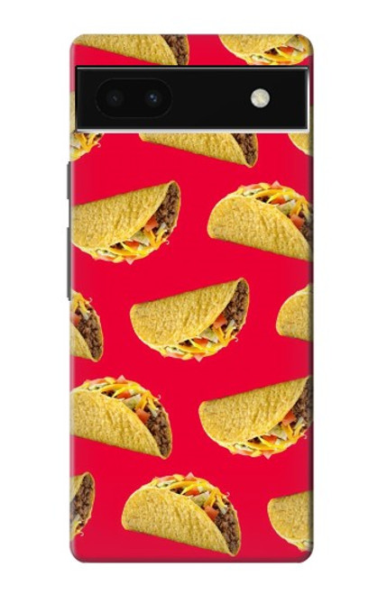 W3755 Mexican Taco Tacos Hard Case and Leather Flip Case For Google Pixel 6a