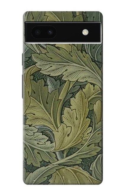 W3790 William Morris Acanthus Leaves Hard Case and Leather Flip Case For Google Pixel 6a