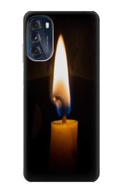 W3530 Buddha Candle Burning Hard Case and Leather Flip Case For Motorola Moto G (2022)