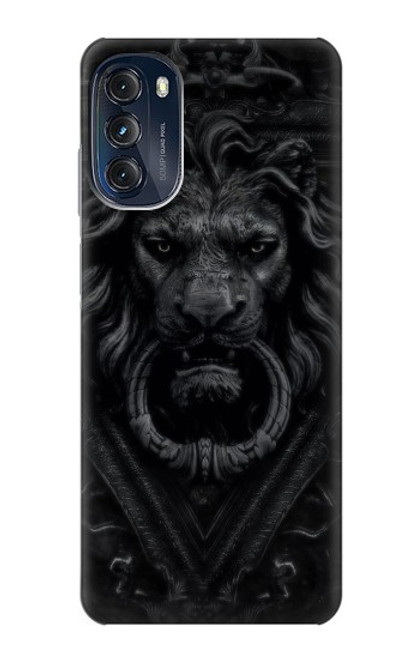 W3619 Dark Gothic Lion Hard Case and Leather Flip Case For Motorola Moto G (2022)