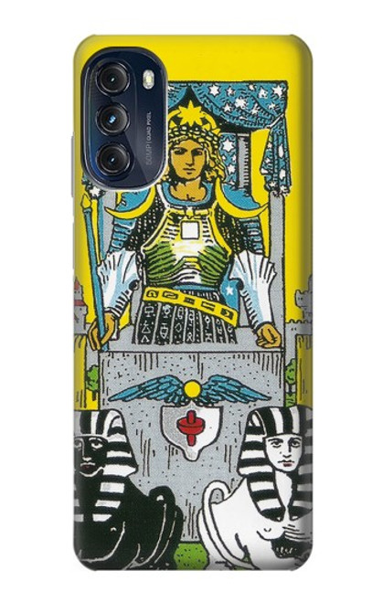 W3739 Tarot Card The Chariot Hard Case and Leather Flip Case For Motorola Moto G (2022)