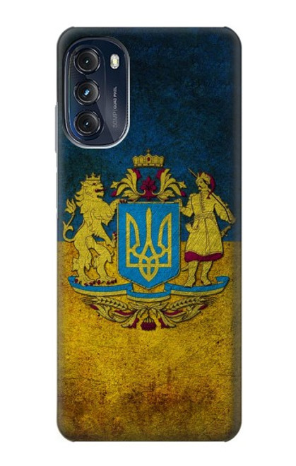 W3858 Ukraine Vintage Flag Hard Case and Leather Flip Case For Motorola Moto G (2022)