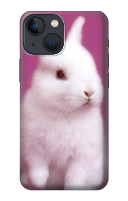 W3870 Cute Baby Bunny Hard Case and Leather Flip Case For iPhone 13 mini