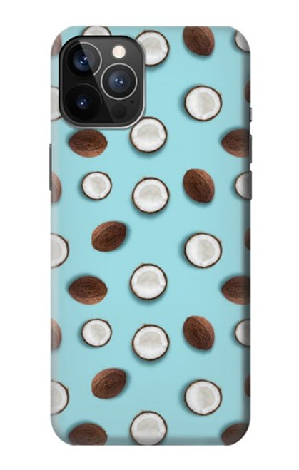 W3860 Coconut Dot Pattern Hard Case and Leather Flip Case For iPhone 12, iPhone 12 Pro