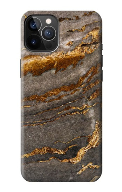 W3886 Gray Marble Rock Hard Case and Leather Flip Case For iPhone 12, iPhone 12 Pro