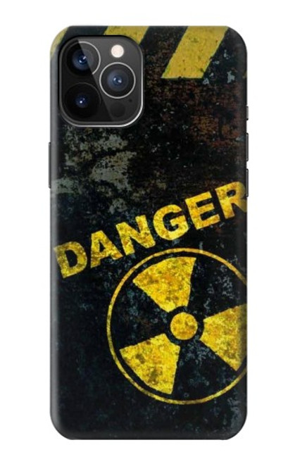 W3891 Nuclear Hazard Danger Hard Case and Leather Flip Case For iPhone 12, iPhone 12 Pro