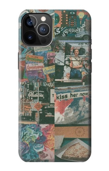 W3909 Vintage Poster Hard Case and Leather Flip Case For iPhone 12, iPhone 12 Pro
