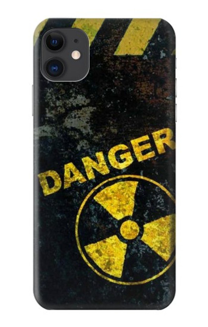 W3891 Nuclear Hazard Danger Hard Case and Leather Flip Case For iPhone 11