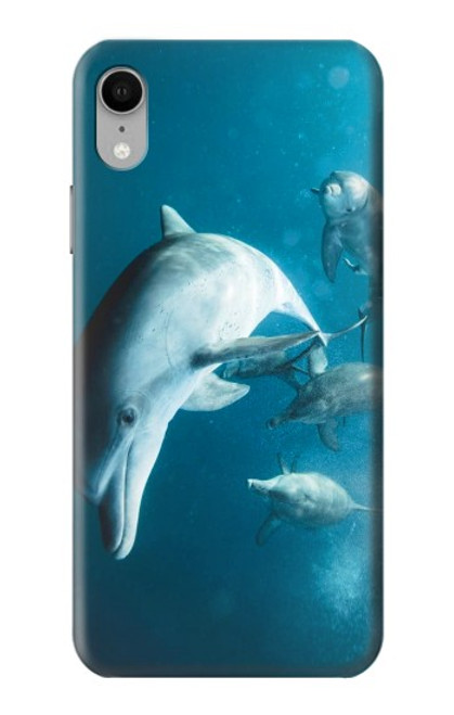 W3878 Dolphin Hard Case and Leather Flip Case For iPhone XR