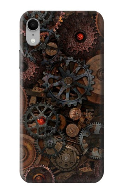 W3884 Steampunk Mechanical Gears Hard Case and Leather Flip Case For iPhone XR