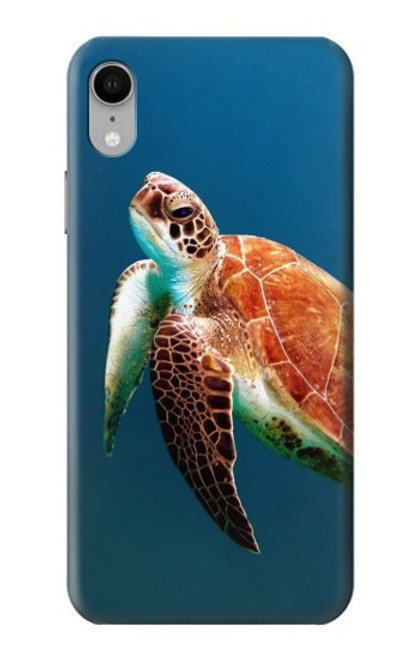 W3899 Sea Turtle Hard Case and Leather Flip Case For iPhone XR