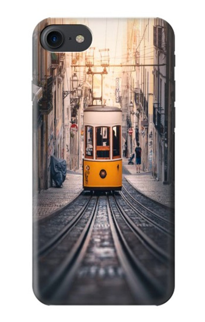W3867 Trams in Lisbon Hard Case and Leather Flip Case For iPhone 7, iPhone 8, iPhone SE (2020) (2022)