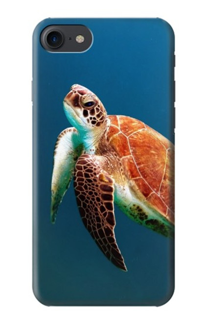 W3899 Sea Turtle Hard Case and Leather Flip Case For iPhone 7, iPhone 8, iPhone SE (2020) (2022)