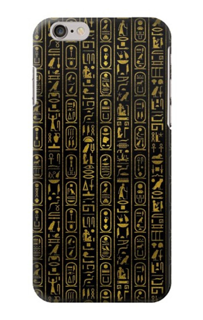 W3869 Ancient Egyptian Hieroglyphic Hard Case and Leather Flip Case For iPhone 6 6S