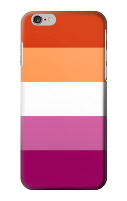 W3887 Lesbian Pride Flag Hard Case and Leather Flip Case For iPhone 6 6S