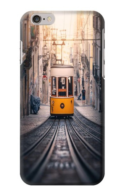 W3867 Trams in Lisbon Hard Case and Leather Flip Case For iPhone 6 Plus, iPhone 6s Plus