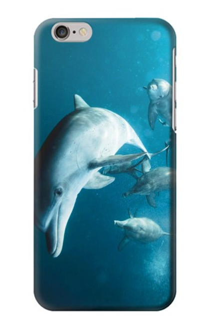 W3878 Dolphin Hard Case and Leather Flip Case For iPhone 6 Plus, iPhone 6s Plus