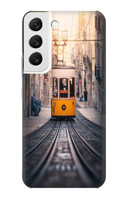 W3867 Trams in Lisbon Hard Case and Leather Flip Case For Samsung Galaxy S22