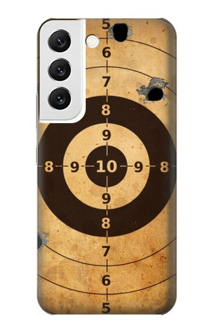 W3894 Paper Gun Shooting Target Hard Case and Leather Flip Case For Samsung Galaxy S22