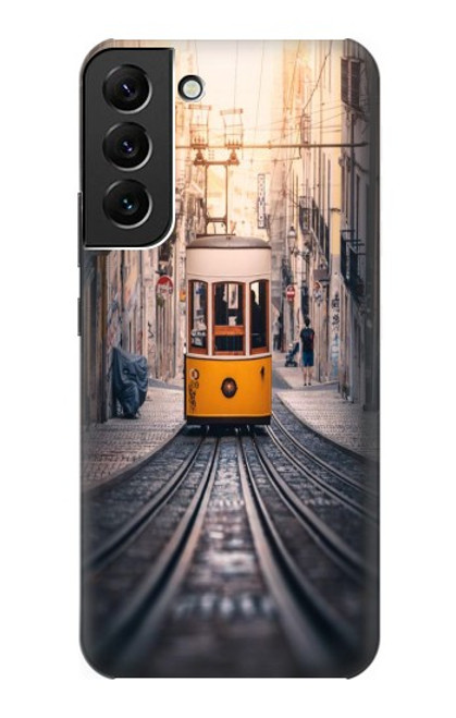 W3867 Trams in Lisbon Hard Case and Leather Flip Case For Samsung Galaxy S22 Plus