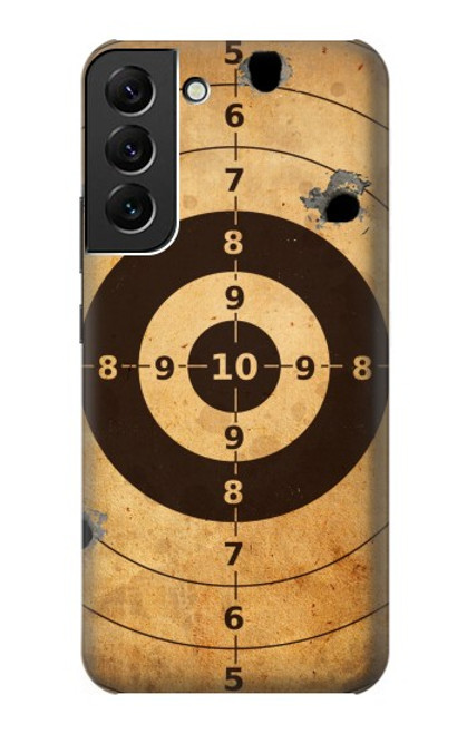 W3894 Paper Gun Shooting Target Hard Case and Leather Flip Case For Samsung Galaxy S22 Plus