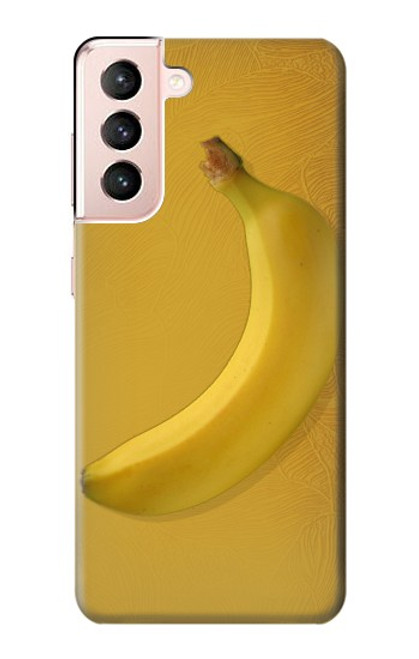W3872 Banana Hard Case and Leather Flip Case For Samsung Galaxy S21 5G