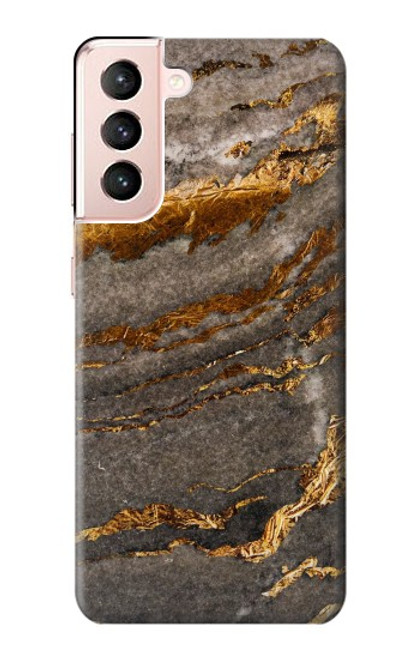 W3886 Gray Marble Rock Hard Case and Leather Flip Case For Samsung Galaxy S21 5G