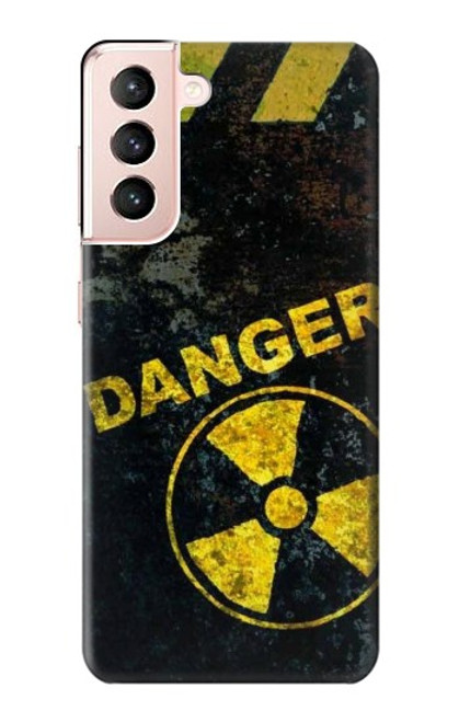 W3891 Nuclear Hazard Danger Hard Case and Leather Flip Case For Samsung Galaxy S21 5G