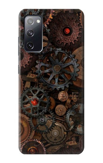 W3884 Steampunk Mechanical Gears Hard Case and Leather Flip Case For Samsung Galaxy S20 FE