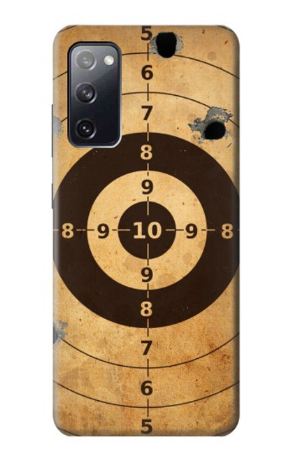 W3894 Paper Gun Shooting Target Hard Case and Leather Flip Case For Samsung Galaxy S20 FE