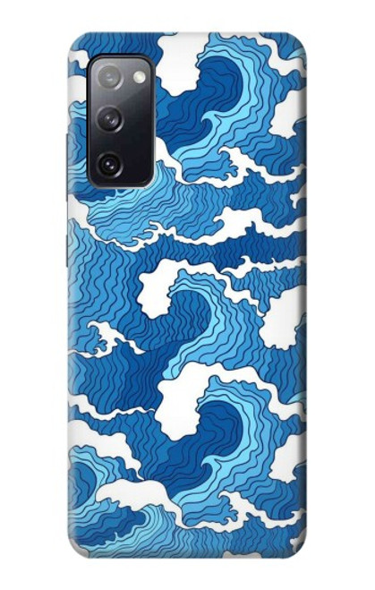 W3901 Aesthetic Storm Ocean Waves Hard Case and Leather Flip Case For Samsung Galaxy S20 FE
