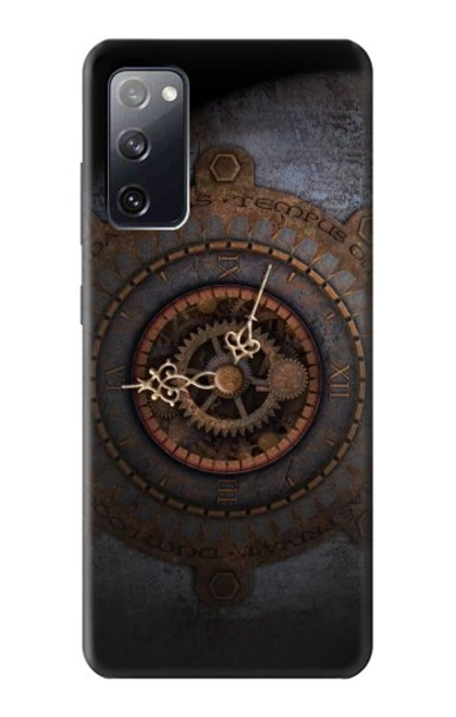 W3908 Vintage Clock Hard Case and Leather Flip Case For Samsung Galaxy S20 FE