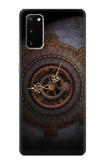 W3908 Vintage Clock Hard Case and Leather Flip Case For Samsung Galaxy S20