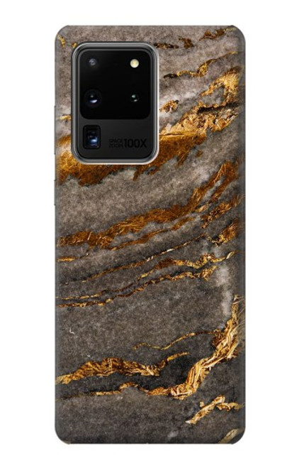 W3886 Gray Marble Rock Hard Case and Leather Flip Case For Samsung Galaxy S20 Ultra