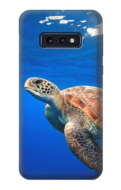 W3898 Sea Turtle Hard Case and Leather Flip Case For Samsung Galaxy S10e