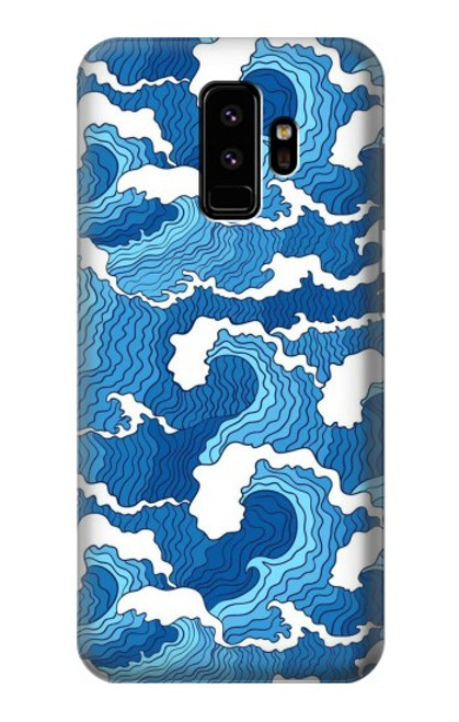 W3901 Aesthetic Storm Ocean Waves Hard Case and Leather Flip Case For Samsung Galaxy S9