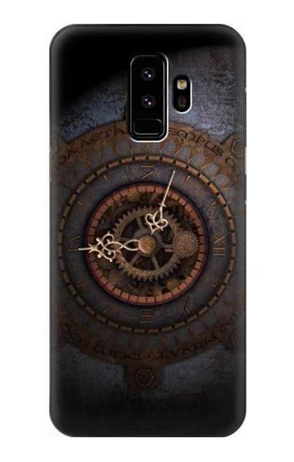 W3908 Vintage Clock Hard Case and Leather Flip Case For Samsung Galaxy S9
