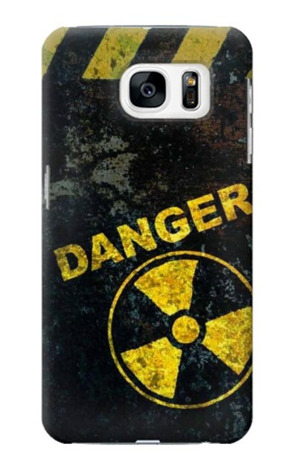 W3891 Nuclear Hazard Danger Hard Case and Leather Flip Case For Samsung Galaxy S7