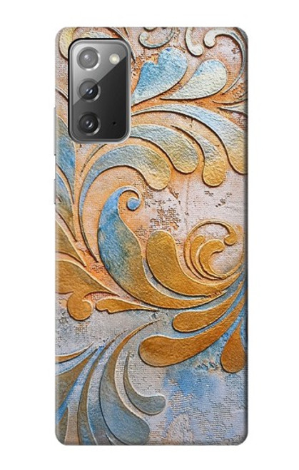 W3875 Canvas Vintage Rugs Hard Case and Leather Flip Case For Samsung Galaxy Note 20