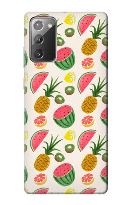 W3883 Fruit Pattern Hard Case and Leather Flip Case For Samsung Galaxy Note 20