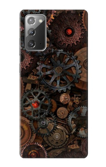 W3884 Steampunk Mechanical Gears Hard Case and Leather Flip Case For Samsung Galaxy Note 20