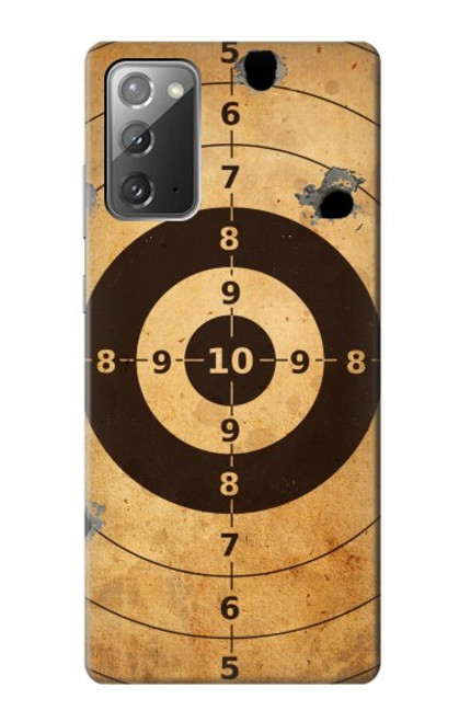 W3894 Paper Gun Shooting Target Hard Case and Leather Flip Case For Samsung Galaxy Note 20