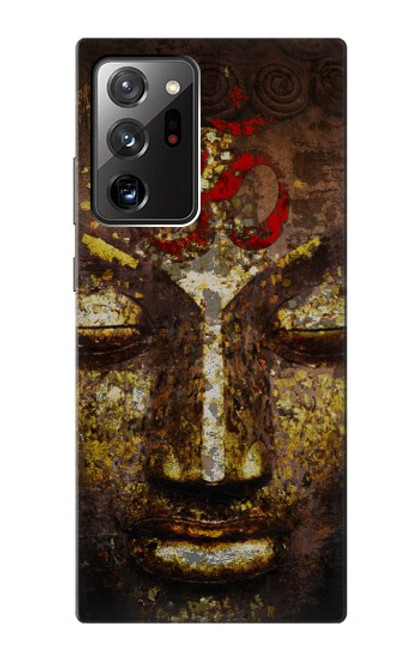 W3874 Buddha Face Ohm Symbol Hard Case and Leather Flip Case For Samsung Galaxy Note 20 Ultra, Ultra 5G