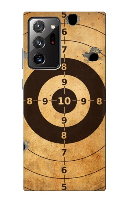 W3894 Paper Gun Shooting Target Hard Case and Leather Flip Case For Samsung Galaxy Note 20 Ultra, Ultra 5G
