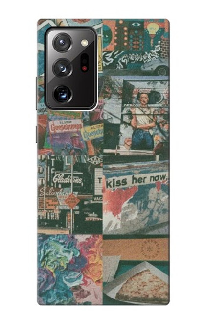 W3909 Vintage Poster Hard Case and Leather Flip Case For Samsung Galaxy Note 20 Ultra, Ultra 5G