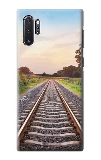W3866 Railway Straight Train Track Hard Case and Leather Flip Case For Samsung Galaxy Note 10 Plus