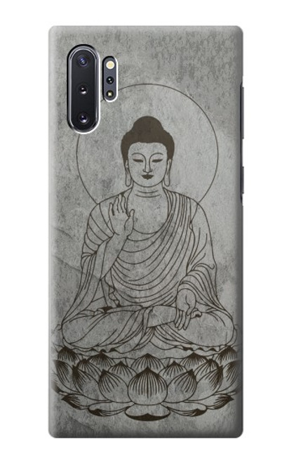 W3873 Buddha Line Art Hard Case and Leather Flip Case For Samsung Galaxy Note 10 Plus