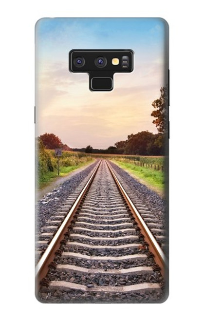 W3866 Railway Straight Train Track Hard Case and Leather Flip Case For Note 9 Samsung Galaxy Note9